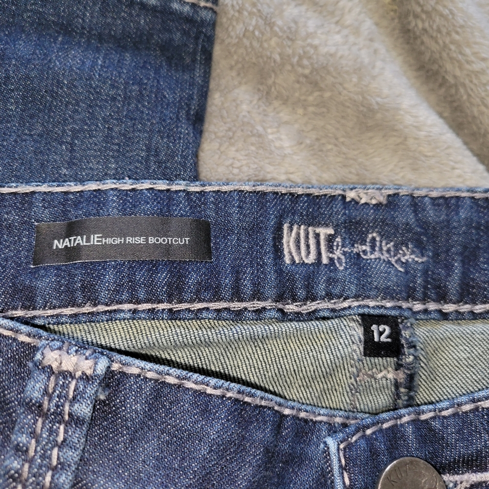 Kut from the Kloth Mid Wash Blue Bootcut Jeans - Picture 2 of 12